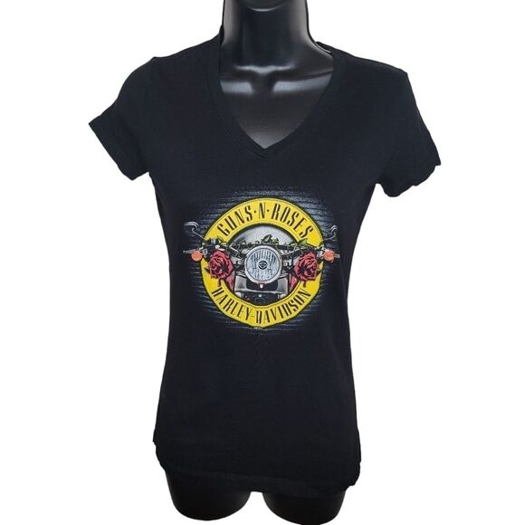 Guns & Roses Harley Davidson Seattle t-shirt tee size Medium - Picture 1 of 6
